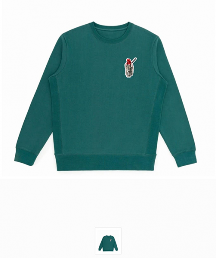 EYO-SOLID-Badge-Green-Sweatshirts-Global-Organic-Textile-Standard-Cotton-Crewneck-Sweatshirts