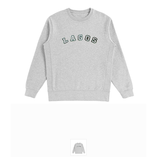 LAGOS-Sweatshirts-Grey-Global-Organic-Textile-Standard-Cotton-Crewneck-Sweatshirts