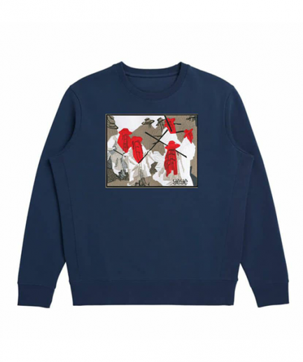 NavyBlue-Rejoicing-Eyo-sweatshirts-global-organic-textile-standard-cotton-crewneck-sweatshirts