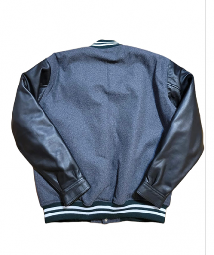 Naija-x-e-Icon-All-Black-Leather-Varsity-Jacket-Back